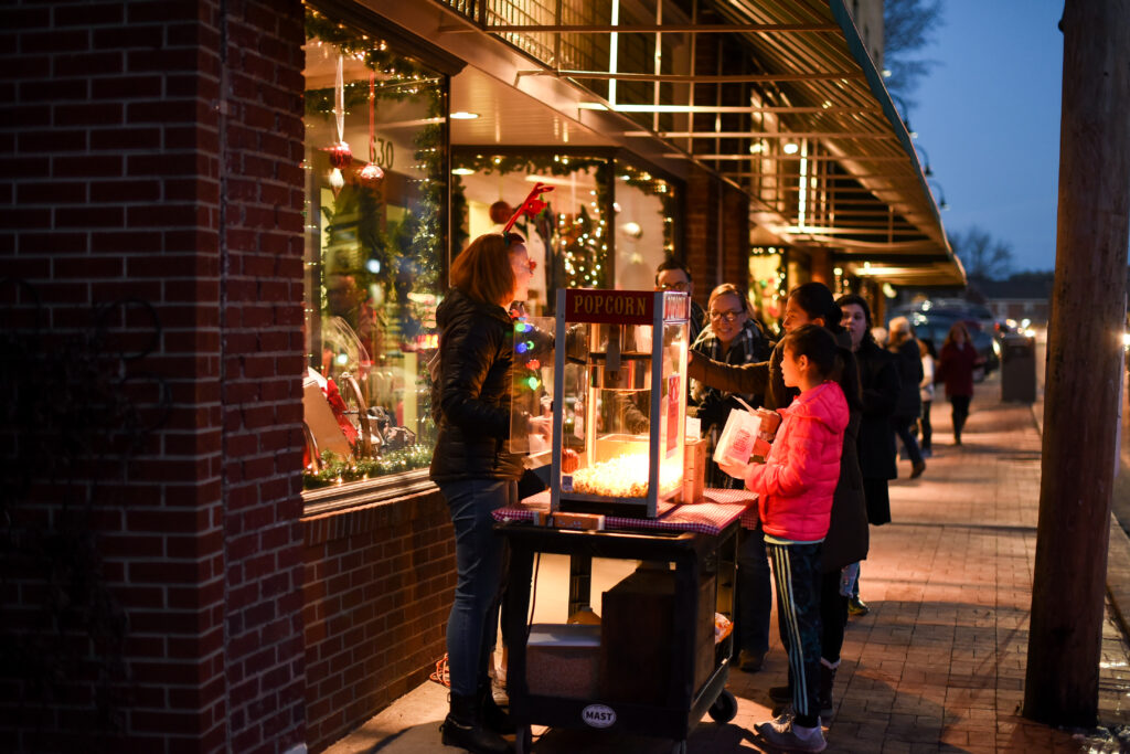 Festive First Friday in Downtown Boone (Photo Credit: Megan Sheppard)