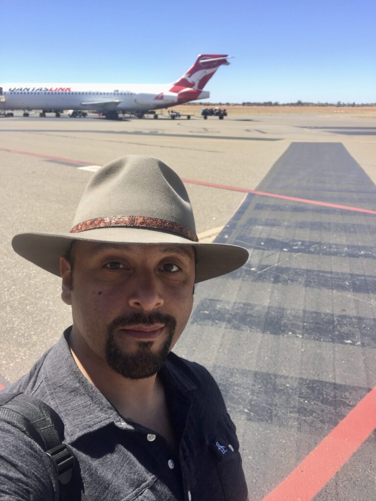 Danny flying across Australia's Northern Territory (Photo Credit: Danny Guerrero / The Culturist Group)