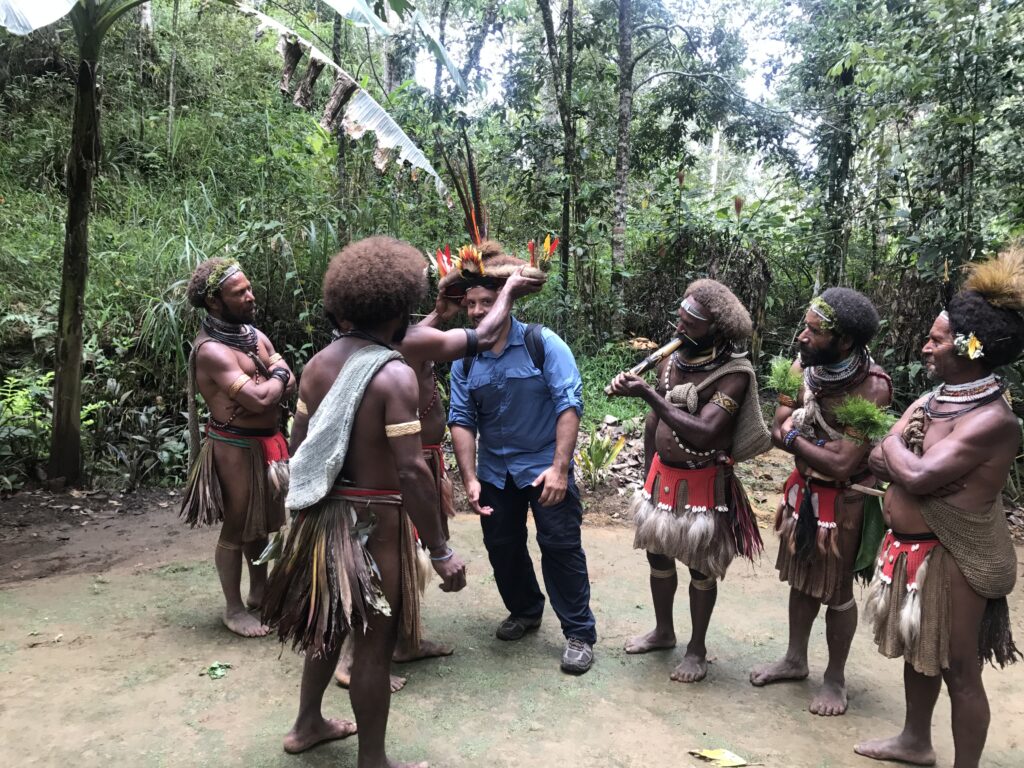 Honorary Huli Wig Man in Papua New Guinea (Photo Credit: Danny Guerrero / The Culturist Group)