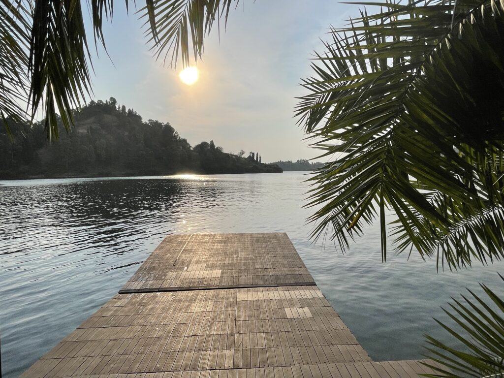 Pier at Cleo Lake Kivu (Photo Credit: Kwin Mosby)