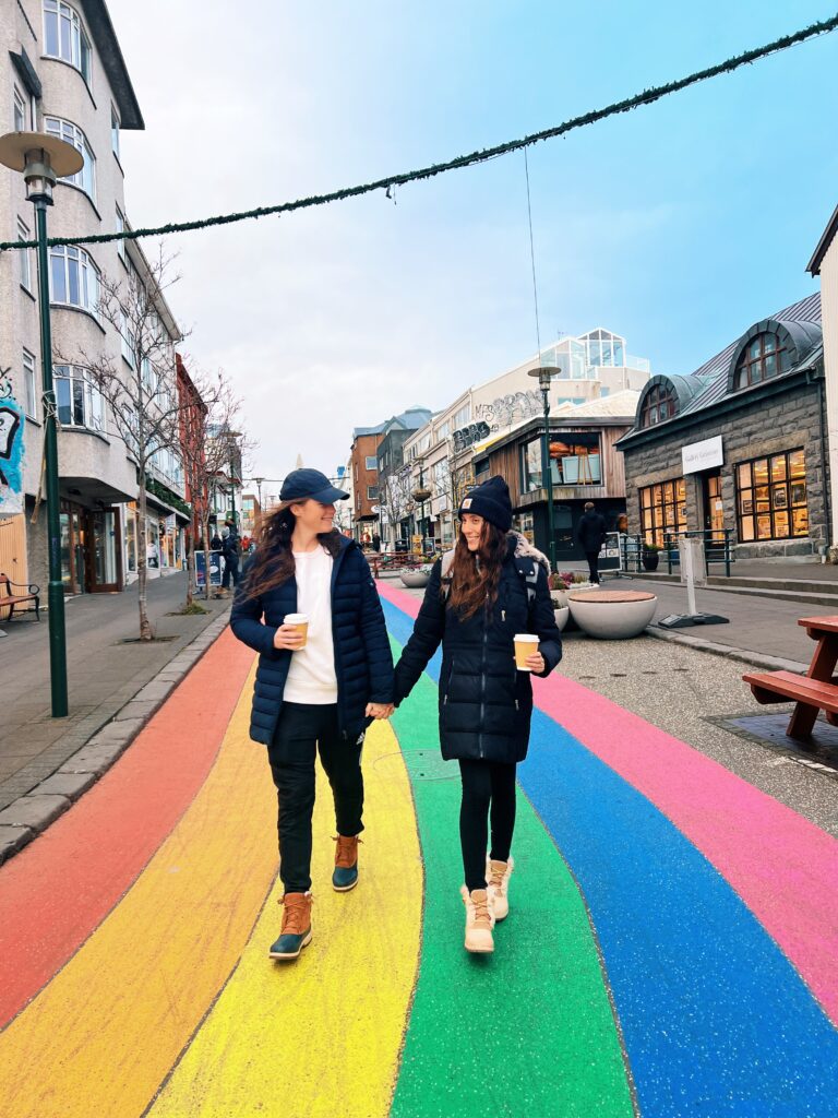 Cindy and Sarah in Iceland (Photo Credit: Sarah Francati)