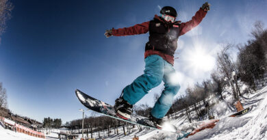 Snowboarder at Appalachian Ski Mountain (Photo Courtesy of Explore Boone)