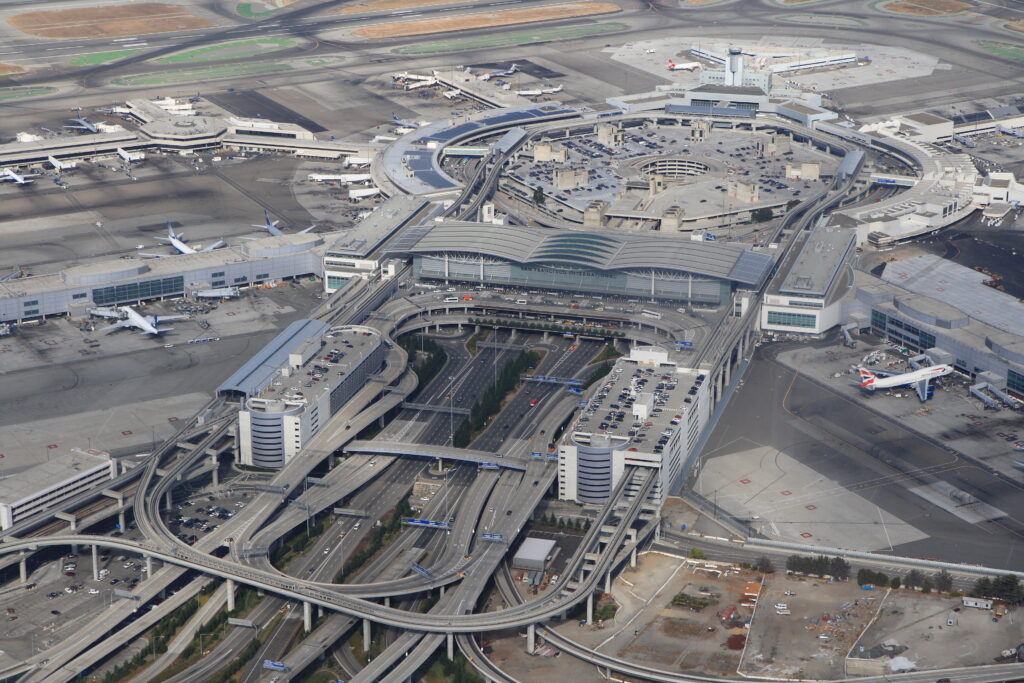 Aerial of San Francisco International Airport (Photo Credit: ketanbhat / Shutterstock)