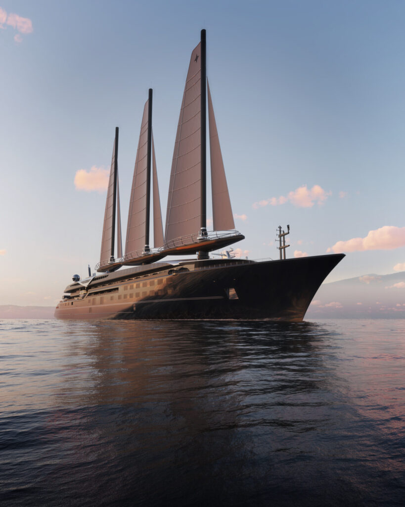 3D rendering: Orient Express Silenseas © Martin Darzacq