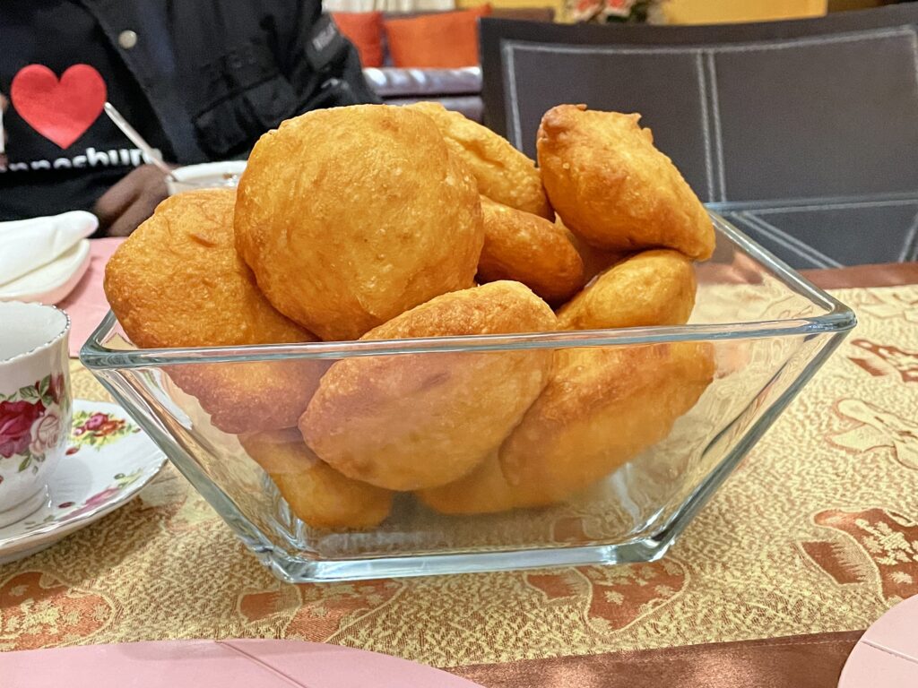 Vetkoeks or fat cakes