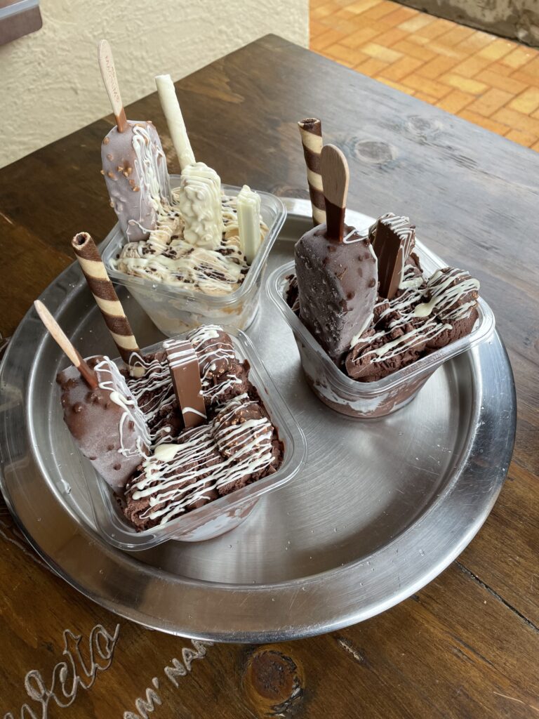 Decadent sundaes at Soweto Creamery