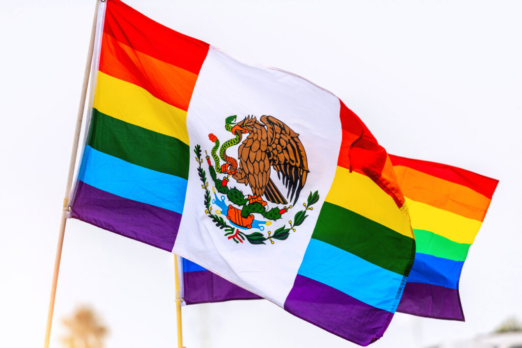 LGBTQ+ Rainbow Mexican Flag (Photo Credit: uanmonino / iStock)