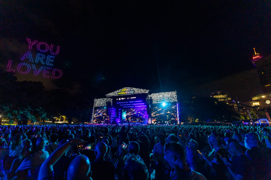 Drone Show (Photo Credit: Anna Kucera / Sydney World Pride)