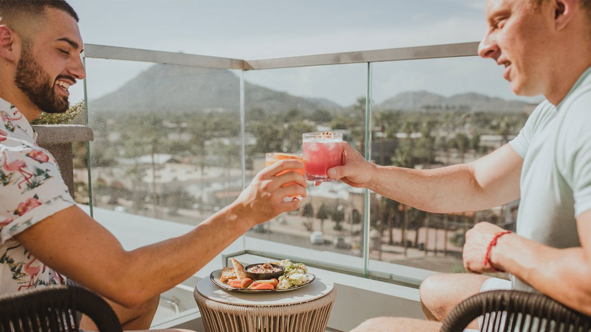Outrider Rooftop Lounge at Canopy by Hilton Scottsdale Old Town (Photo Credit: Jenna McKone for Experience Scottsdale)