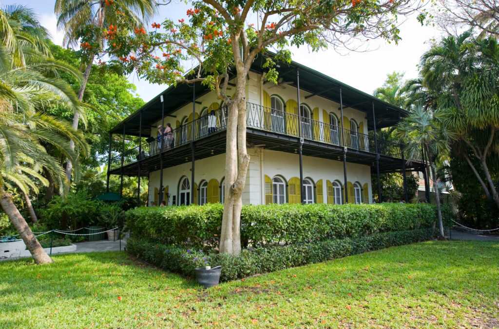 The Ernest Hemingway House in Key West (Photo Credit: Robert Hoetink / Shutterstock)