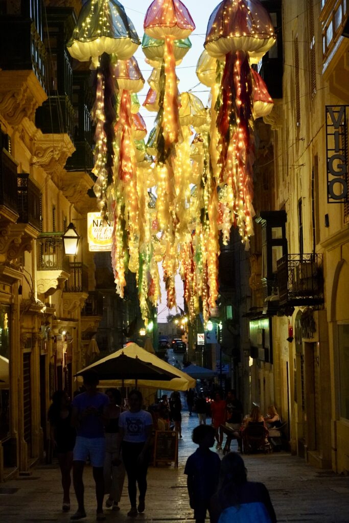 Valletta at night (Photo Credit: Andrew Okwuosah)
