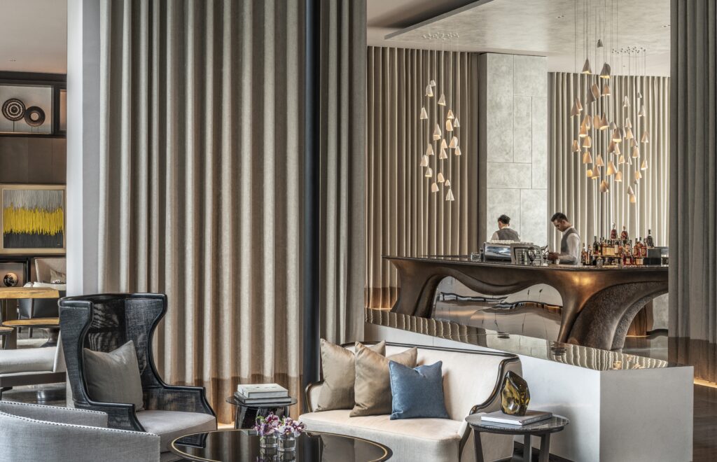 Lobby Lounge at Four Seasons Hotel Bangkok at Chao Phraya River (Photo Credit: Ken Seet / Four Seasons)
