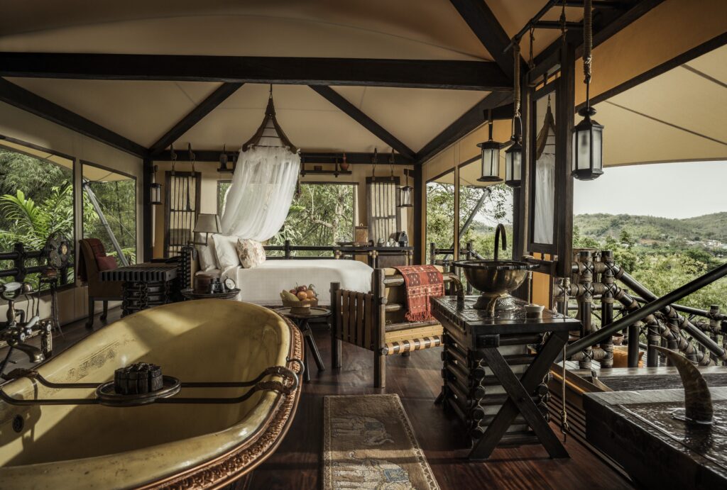 Superior Tent at Four Seasons Tented Camp Golden Triangle (Photo Credit: Ken Seet / Four Seasons)