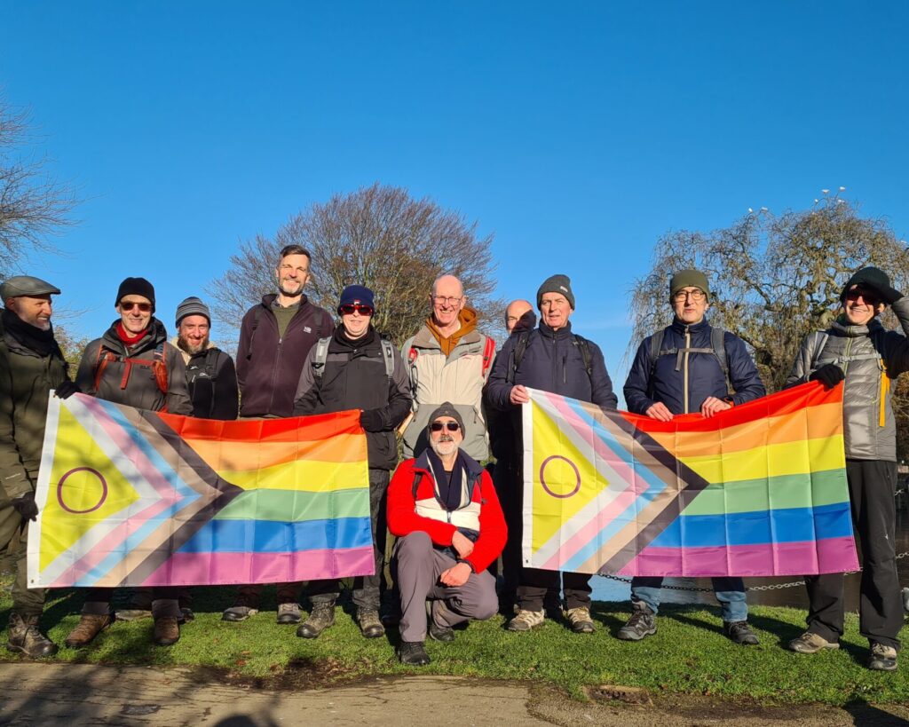 GOC on Trans Visibility Day (Photo courtesy of the Gay Outdoor Club)