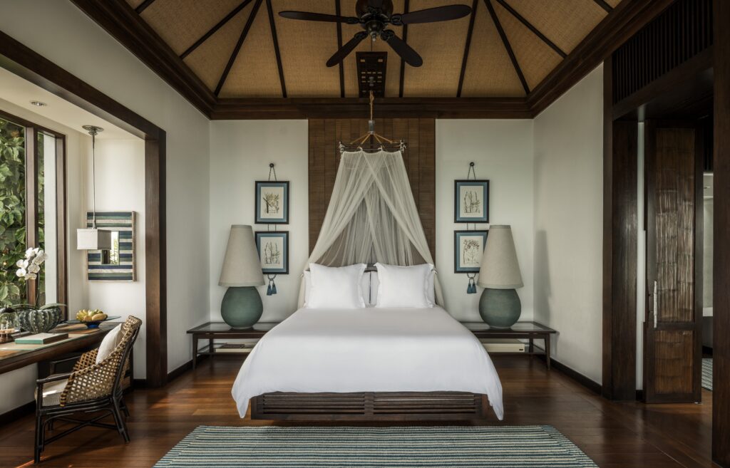 Villa Bedroom at Four Seasons Resort Koh Samui (Photo Credit: Ken Seet / Four Seasons)