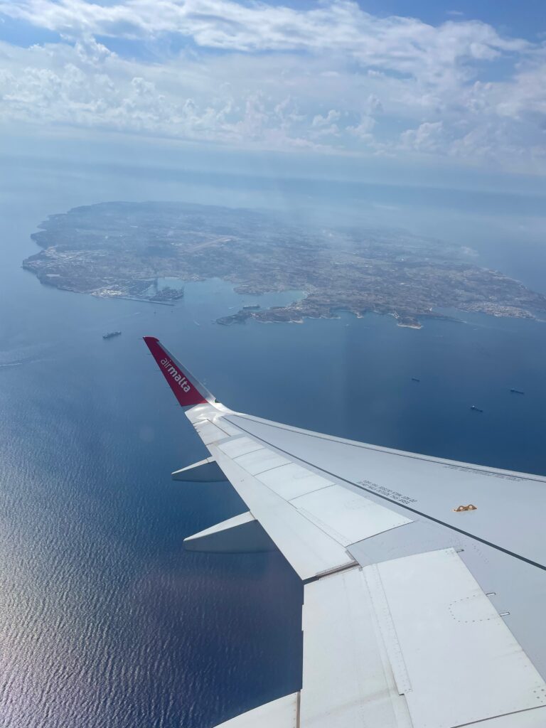 Aerial photo above Malta (Photo Credit: Zac Jones-Gómez)