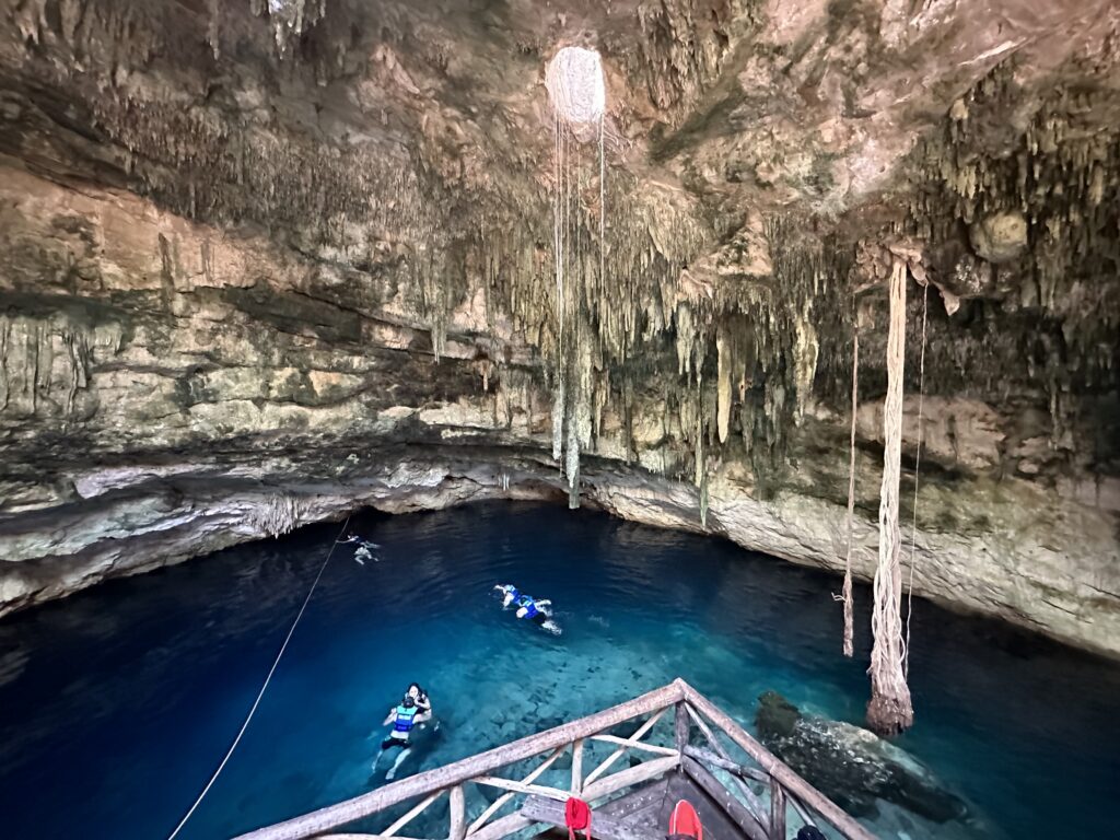 Chacsinkin at the Santa Barbara Cenotes near Merida (Photo Credit: Jon Bailey)