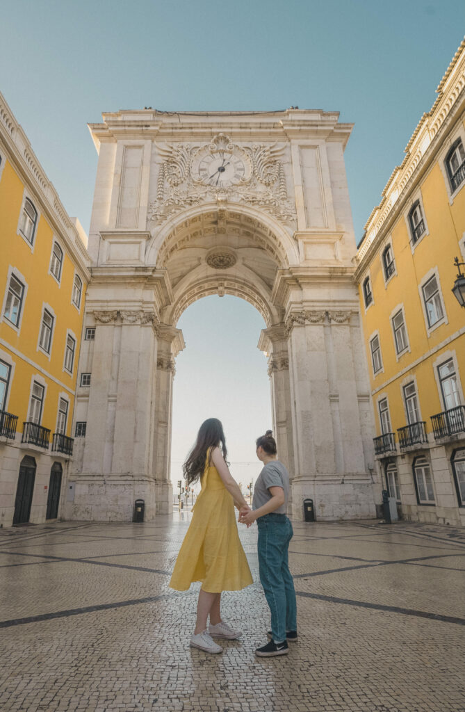 Chloe with her partner Jodie in Lisbon, Portugal (Photo Credit: Chloe Beth)