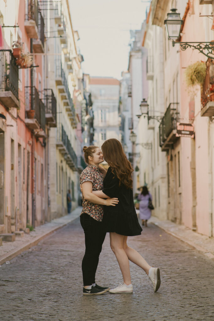 Jodie and Chloe in Lisbon, Portugal (Photo Credit: Chloe Beth)