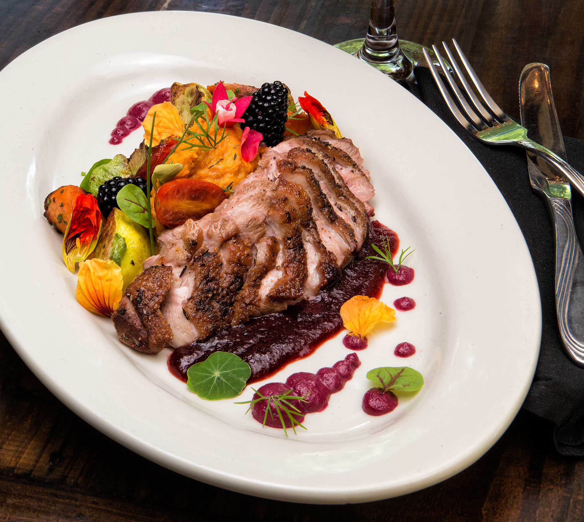 Duck at The Gamekeeper Restaurant and Bar (Photo Credit: The Gamekeeper)