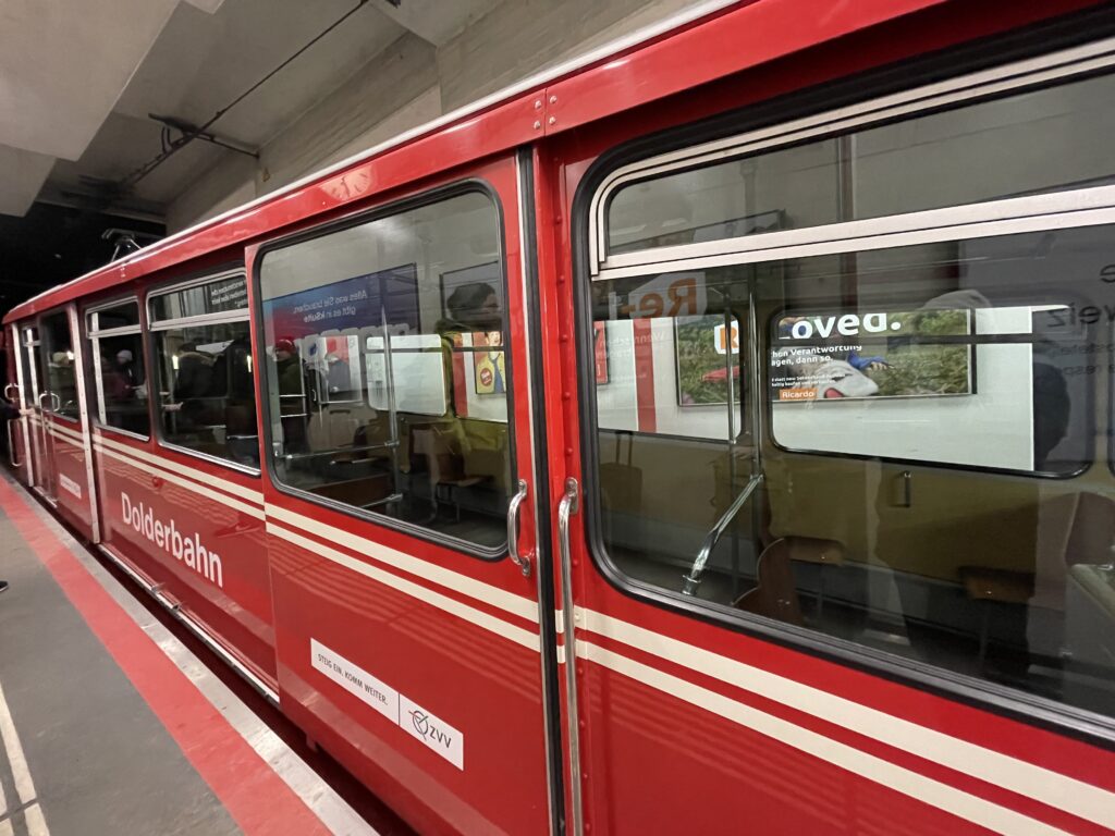 Funicular to The Dolder Grand (Photo Credit: Kwin Mosby)