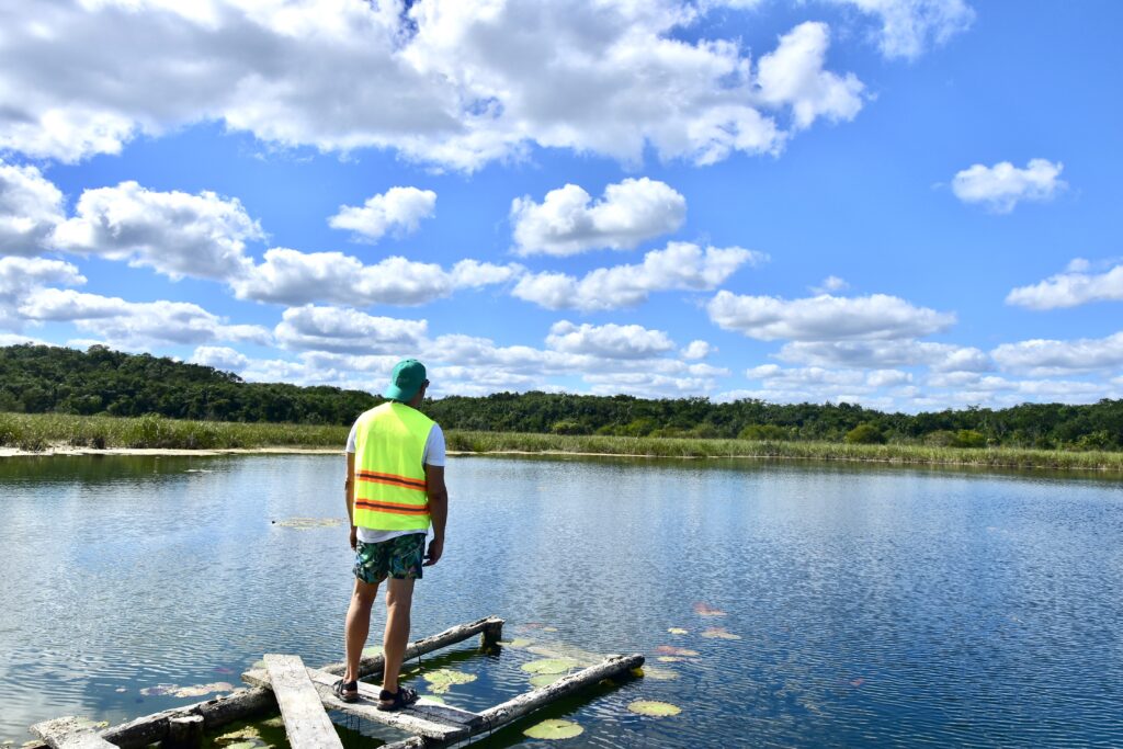 Open cenote lake near Coba (Photo Credit: Jon Bailey)