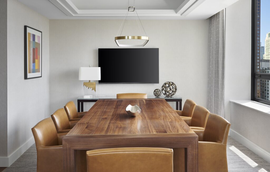 Skyline Suite Dining Area (Photo Credit: The Ritz-Carlton, Chicago)