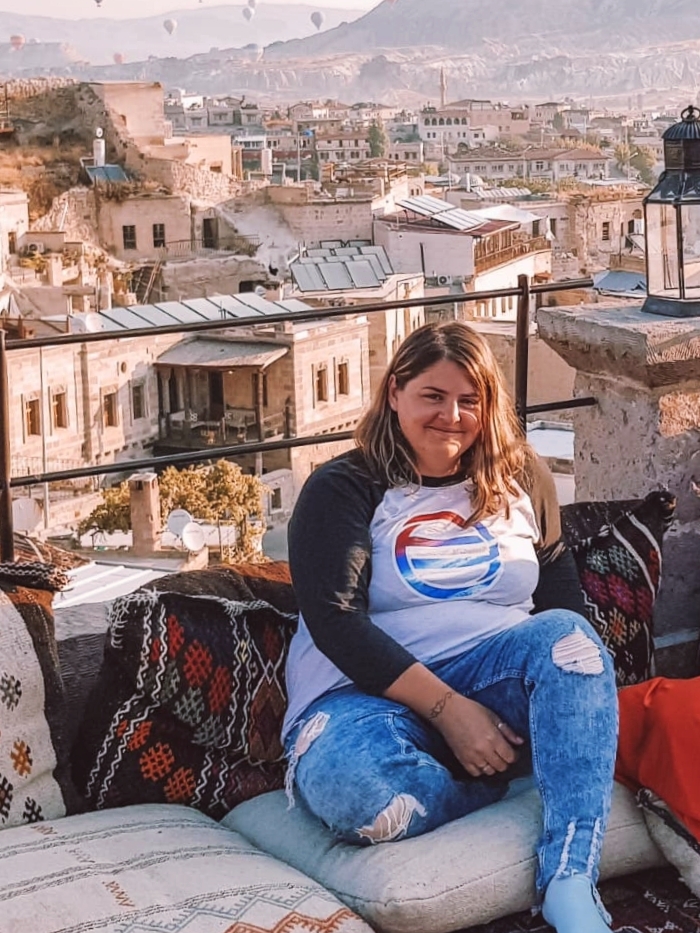 Lugdivine 'Kali' Borello in Cappadocia, Turkey (Photo Credit: @kali_story)