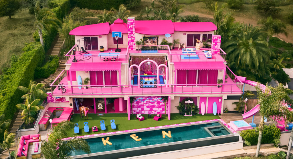 Ken's DreamHouse Airbnb Exterior (Photo Credit: Hogwash Studios)