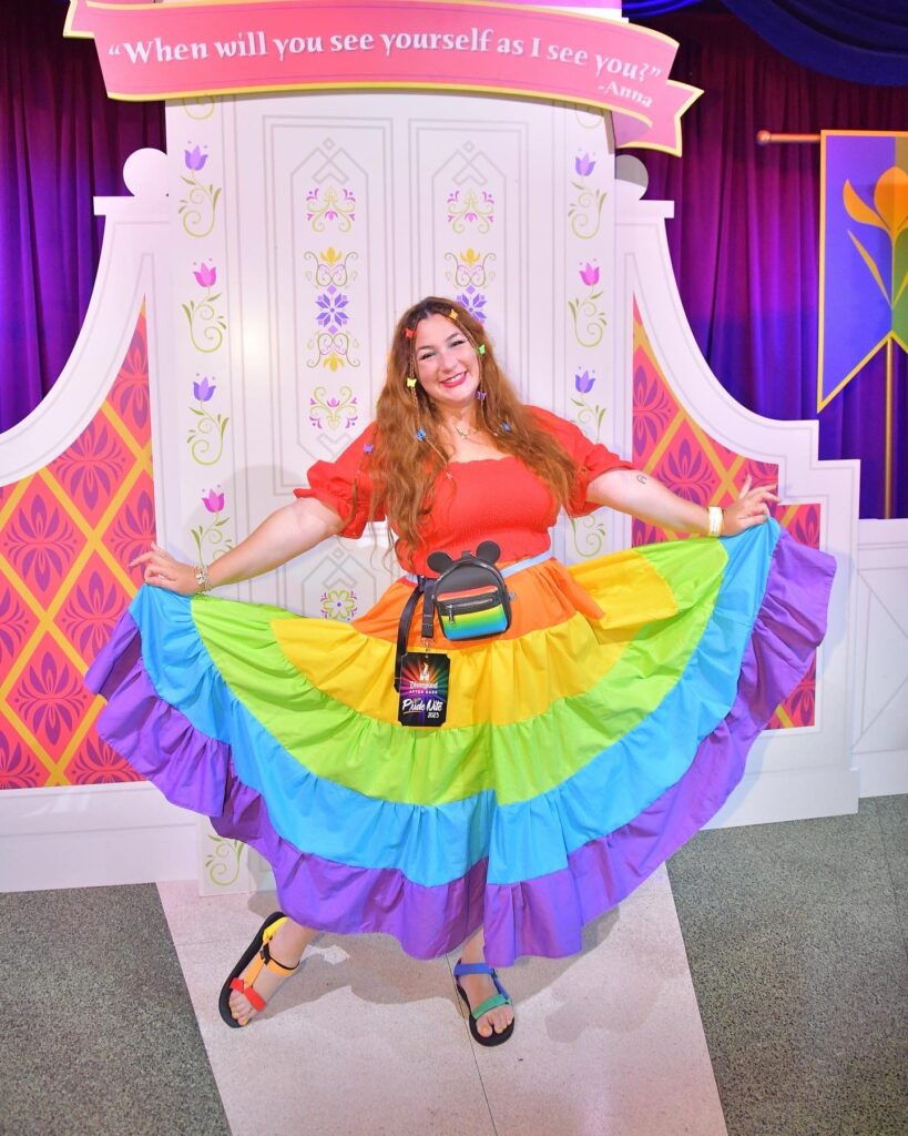 Taryn Bench (Photo Credit: Disneyland Pride Nite)