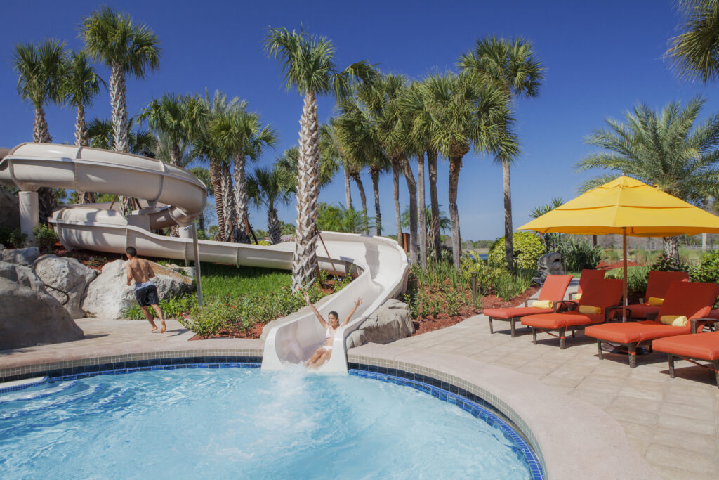 Waterslide at The Hyatt Regency Grand Cypress