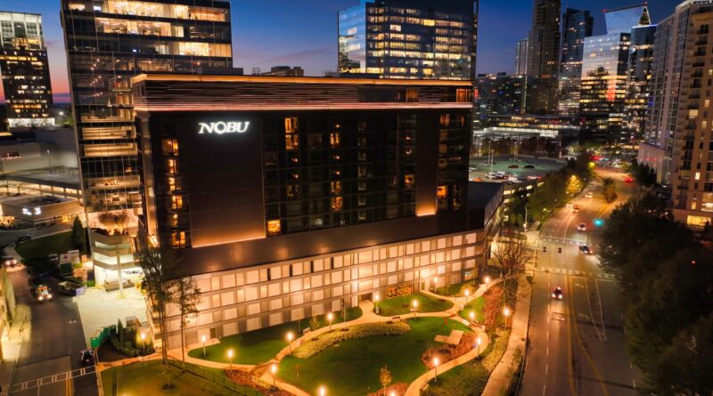 Nobu Blue Light Park in Atlanta