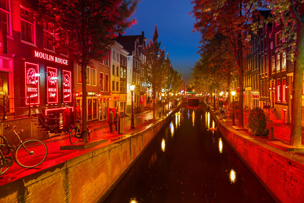 Amsterdam's Red Light District (Photo Credit: S.Borisov / Shutterstock)