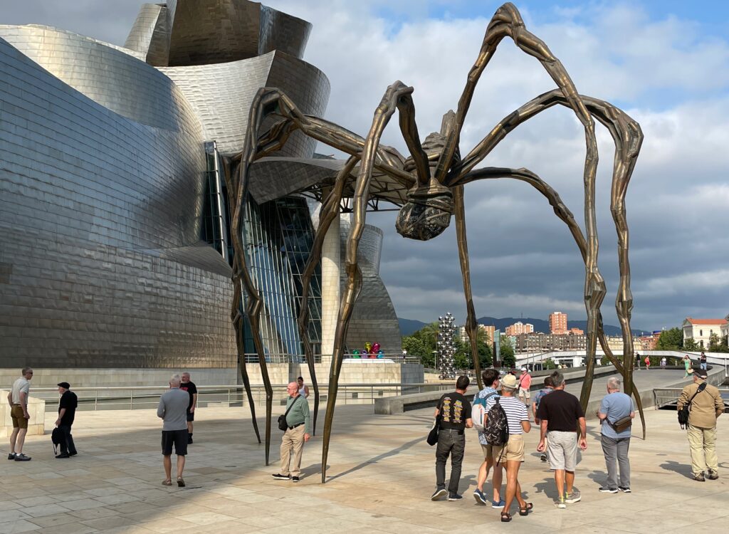 Venture Out group at the Guggenheim Museum in Bilbao, Spain (Photo Credit: Venture Out)