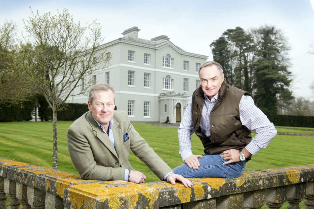 Lord Ivar Mountbatten and James Coyle at Bridwell Park (Photo courtesy of VACAYA)