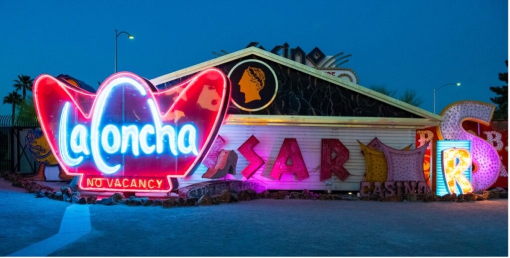 La Concha Neon at Neon Museum