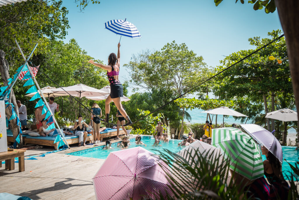 Tightrope Walker (Photo Credit: Blue Apple Beach)