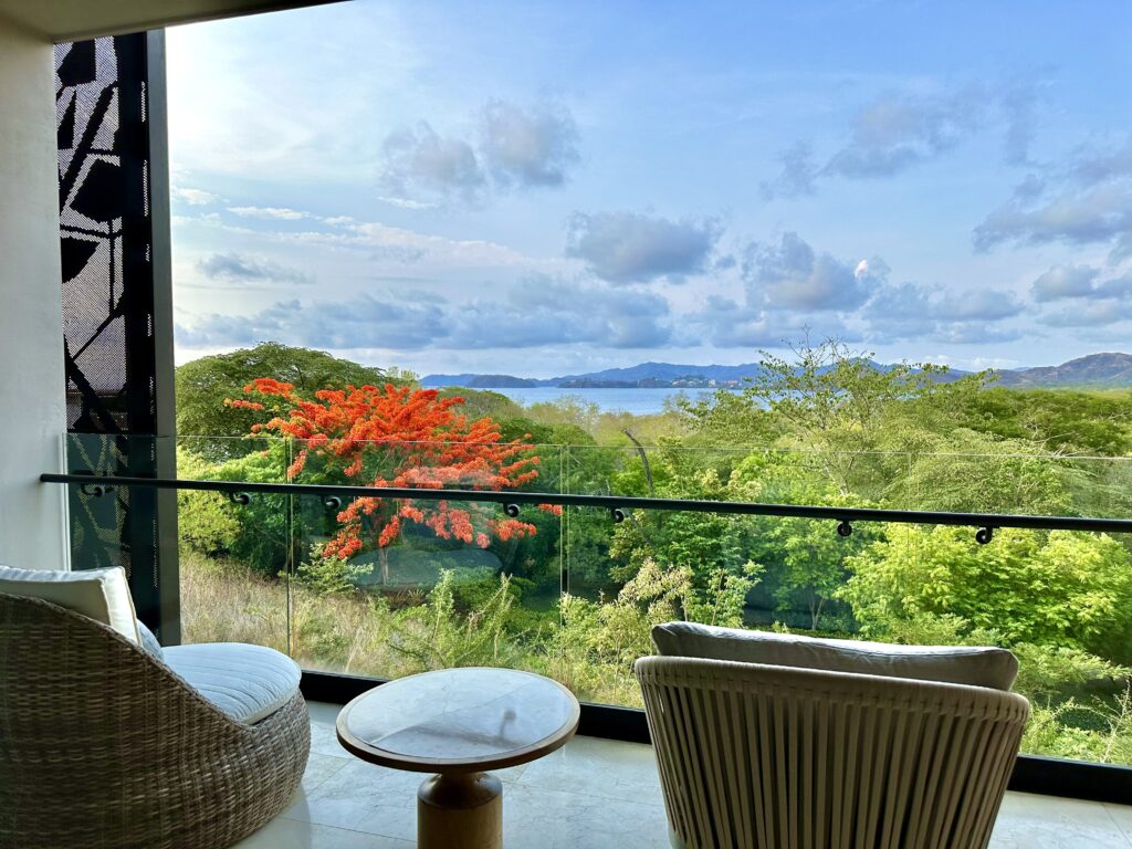View from a room at the W Costa Rica.(Photo Credit: W Costa Rica)