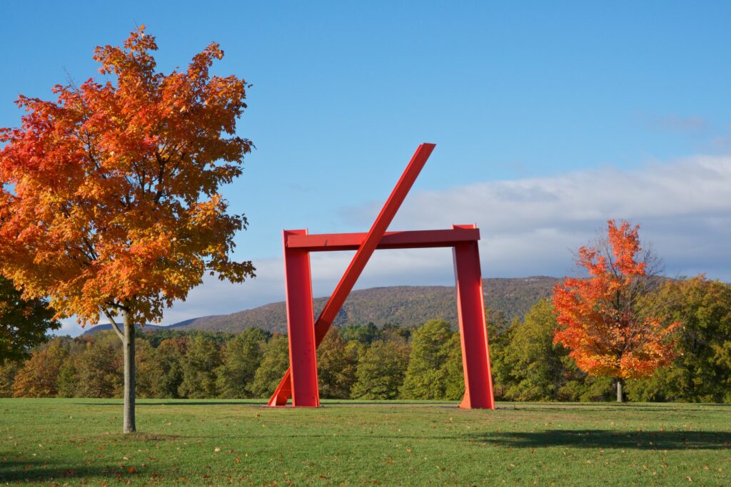 Neruda’s Gate, Mark di Suvero, 2005. (Photo Credit: Mark di Suvero / Spacetime C.C. /Storm King Art Center)