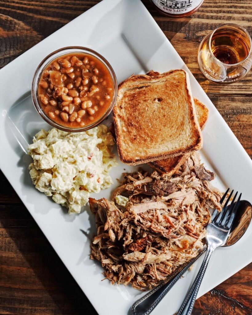 Barrel House BBQ (Photo Credit: Nearest Green Distillery)