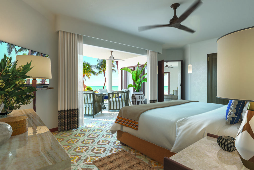 Guest room at Maroma, A Belmond Hotel (Photo courtesy of Maroma)