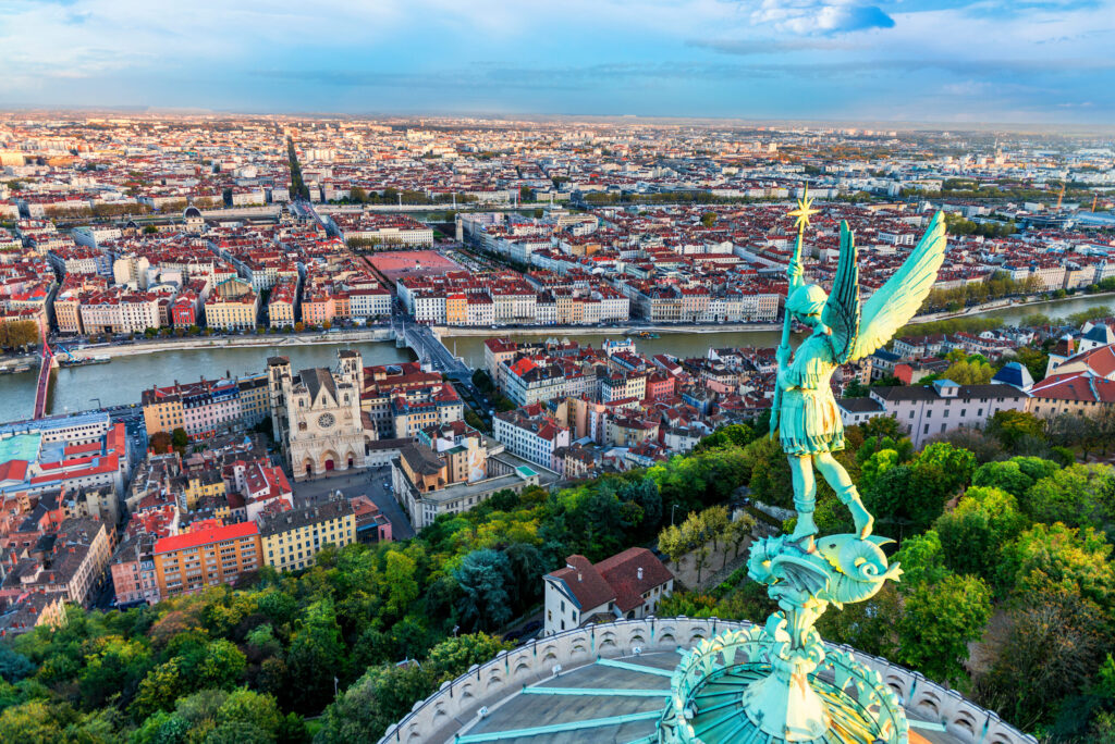 View of Lyon from Fourviere, France (Photo courtesy of Source Journeys)