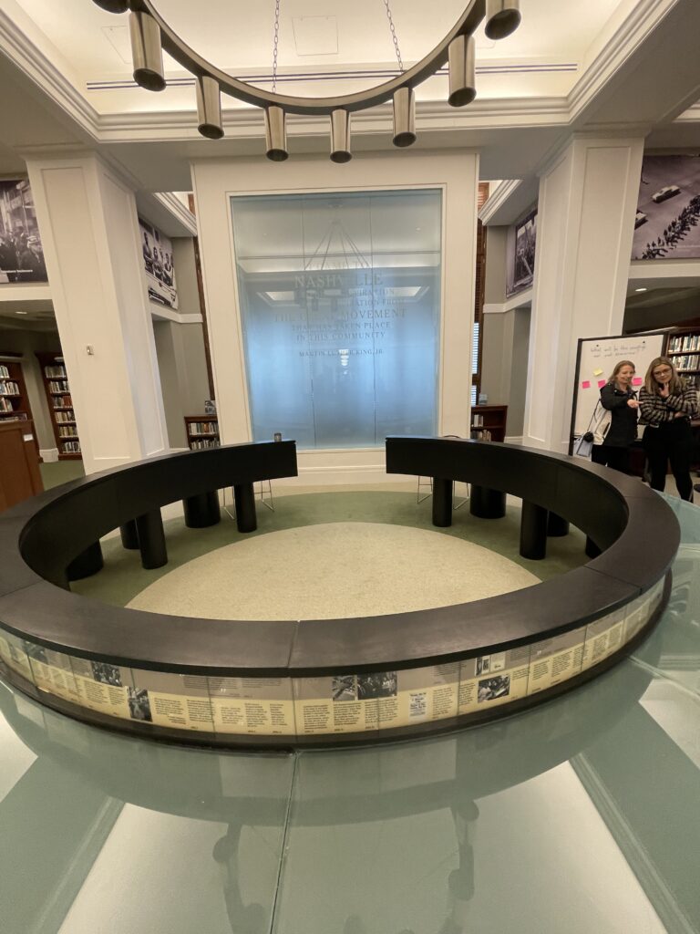 Civil Rights Room at the Nashville Public Library (Photo Credit: Kwin Mosby) 