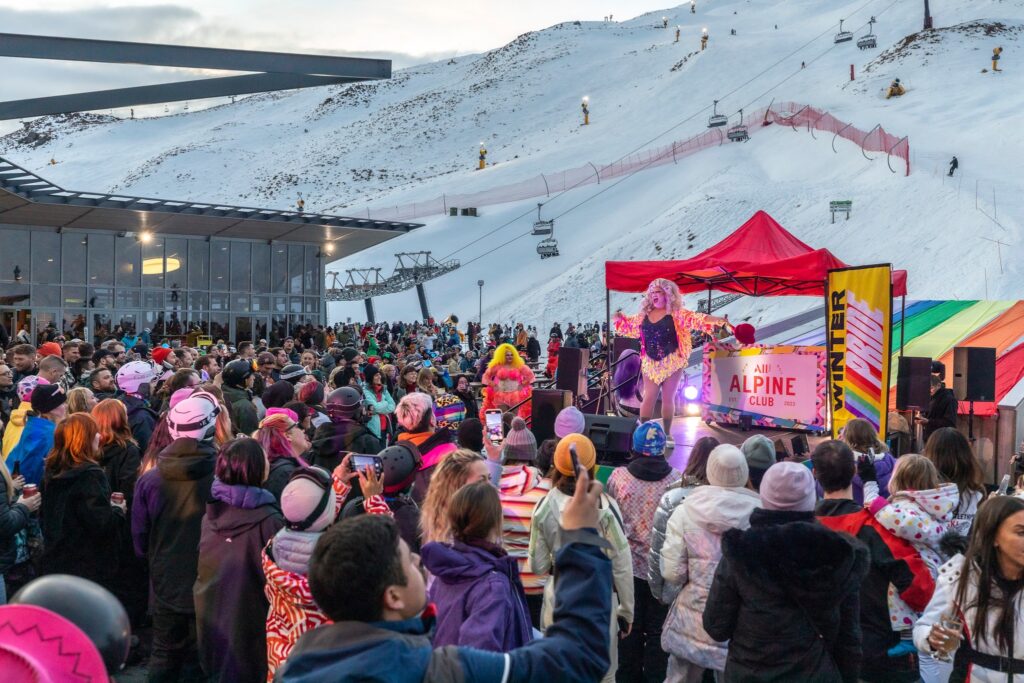 Pride in the Snow at Coronet Peak (Photo Credit: Cain Cooper / www.cain9ine.com)