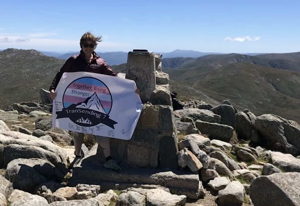 At the top of Mount Kosciuszko in Australia (Photo courtesy of Erin Parisi)