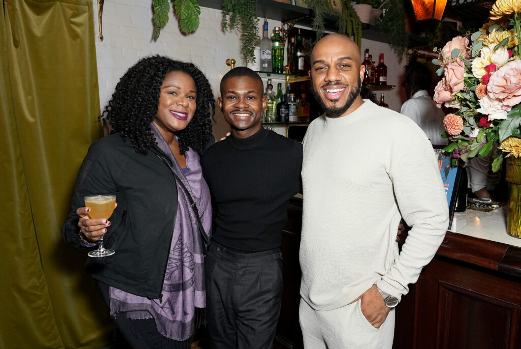 (L-R) Candice Williams, Tommy Atkins, and Tony Jerrell (Photo Credit: John Nacion/Getty Images for Netflix)