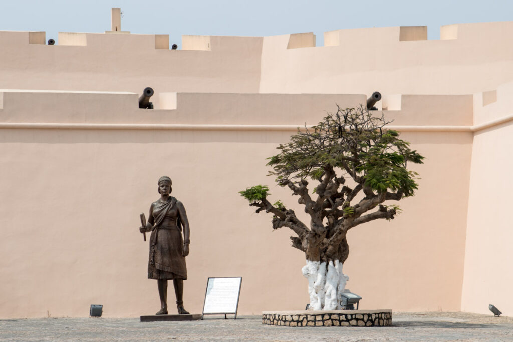 Statue of Nzinga of Ndongo and Matamba in Angola (Photo Credit: Carsten ten Brink on Flickr Creative Commons)