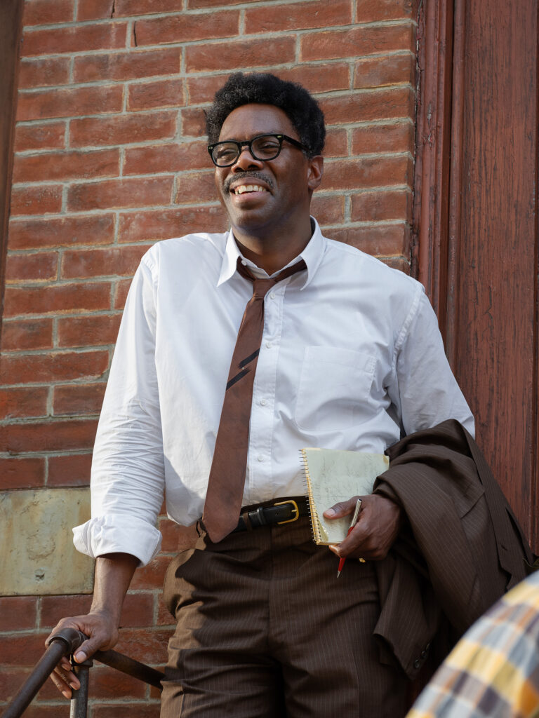 Colman Domingo as Bayard Rustin (Photo Credit: David Lee/Netflix © 2023)