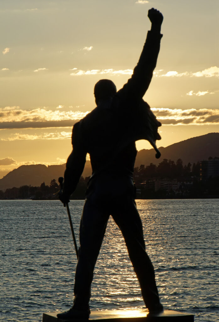 Freddie Mercury Statue in Montreux, Switzerland (Photo Credit: Dennis Jarvis on Flickr Creative Commons)