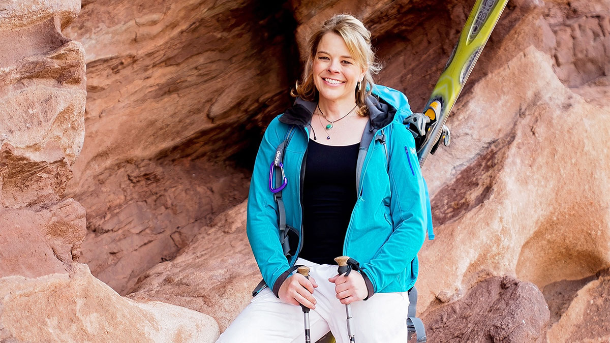 Trans outdoor enthusiast Erin Parisi (Photo Credit: Tahvory Bunting)